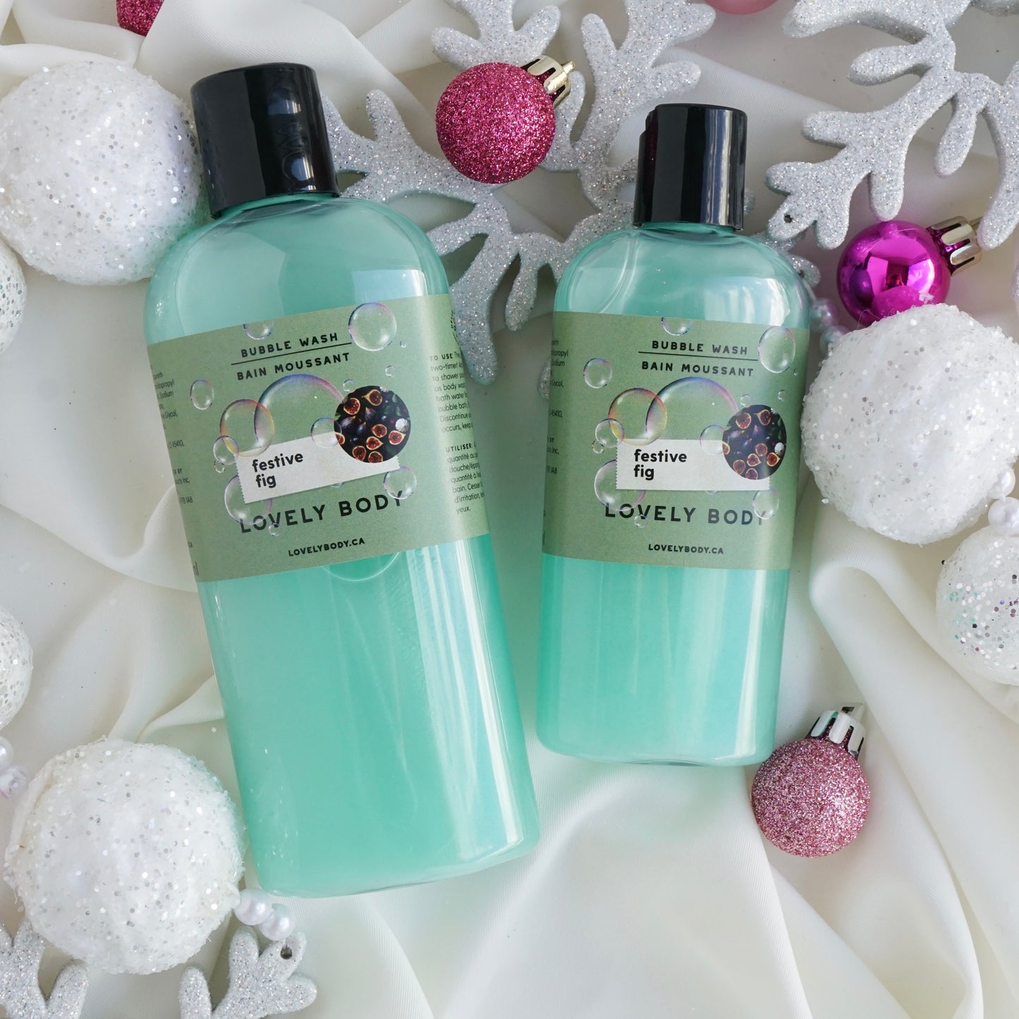 Festive Fig Bubble Wash - Indigo Fig and Winter Bamboo