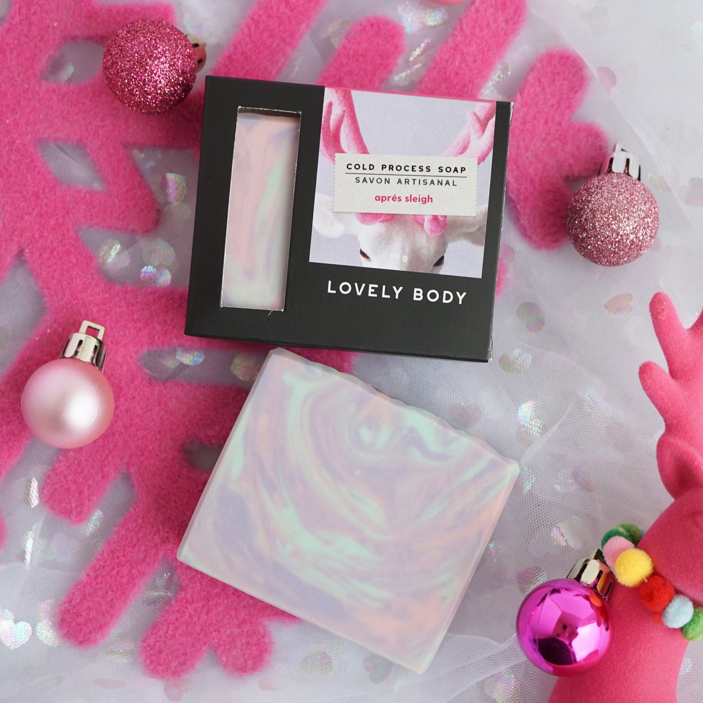 Aprés Sleigh Cold Process Soap - NEW Holiday Scent