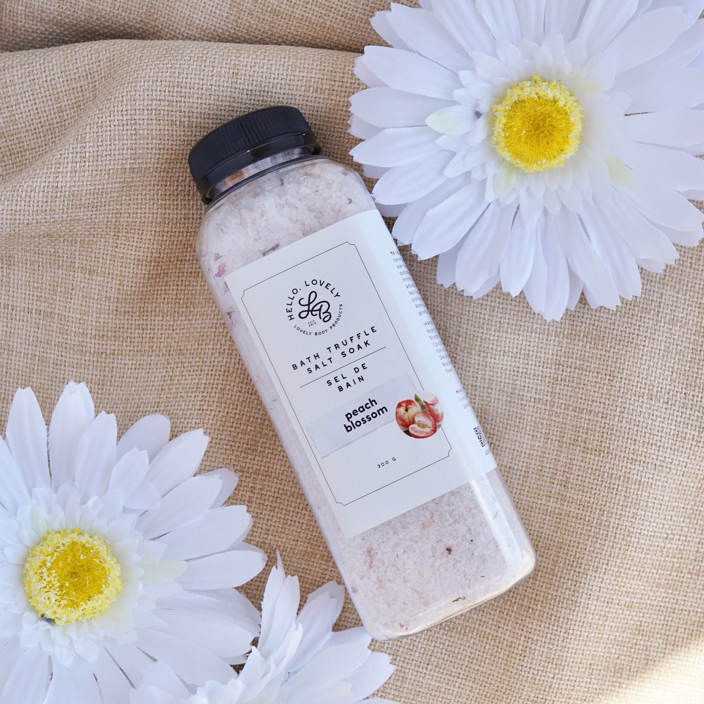 Peach Blossom Bath Melt Truffle Salt Soak