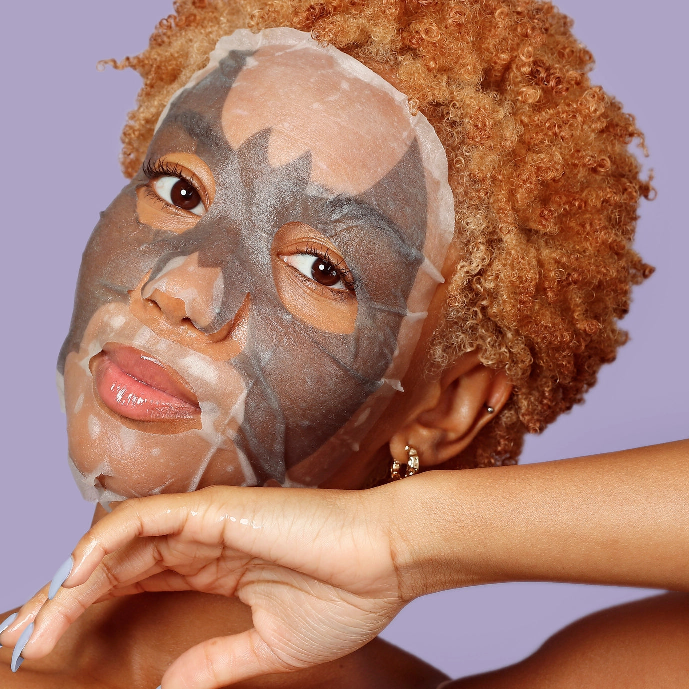 Animated Bat Detoxifying Charcoal Facial Sheet Mask