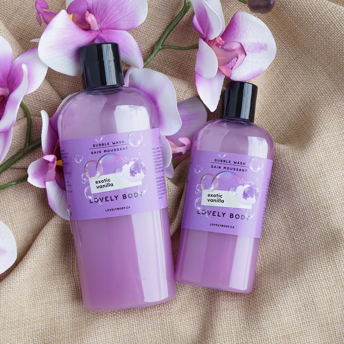 Exotic Vanilla Bubble Wash - 2-in-1 Body Wash and Bubble Bath