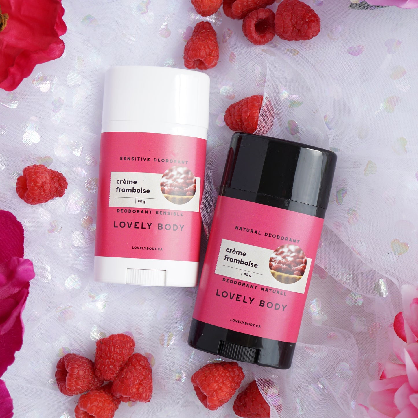 Créme Framboise Deodorant Stick - NEW Raspberry Cream Scent
