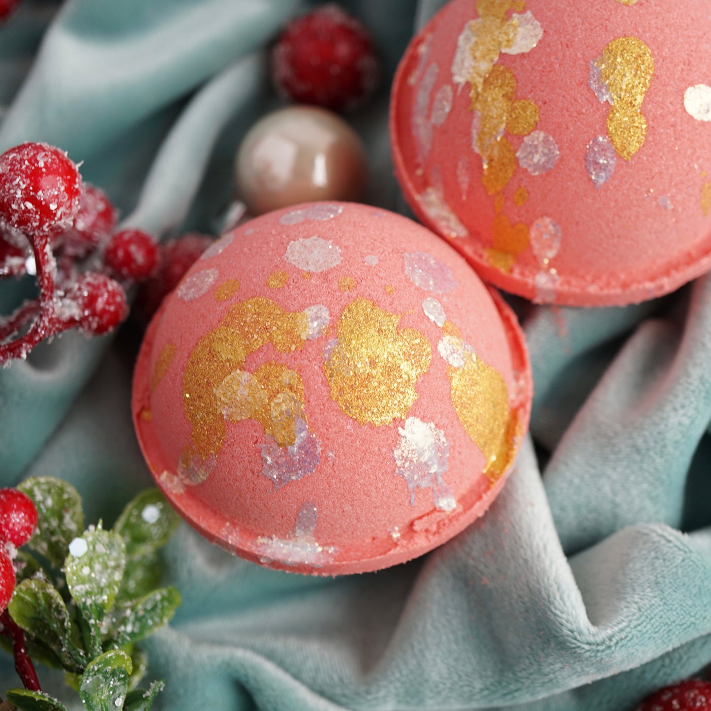 Cranberry Fizz Butter Bath Bomb