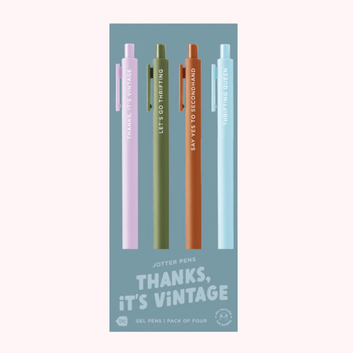 Assorted Colour Themed Jotter Gel Pens - Pack of Four