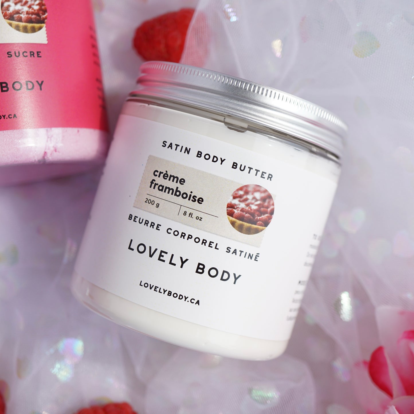 Créme Framboise Satin Body Butter - NEW Raspberry Cream Scent