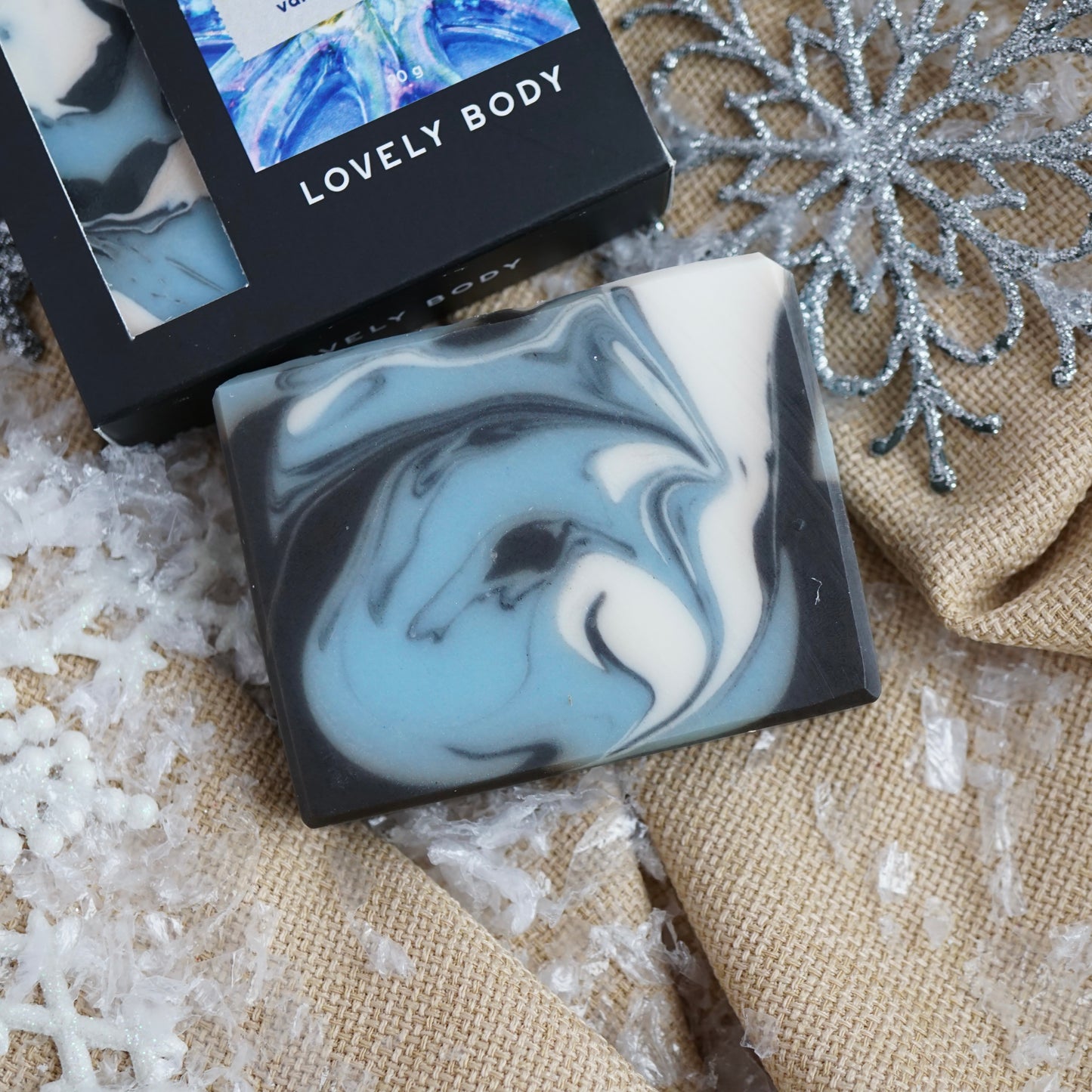 Vanilla Snowflake Cold Process Soap