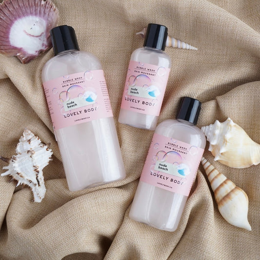 Nude Beach Bubble Wash - 2-in-1 Body Wash and Bubble Bath