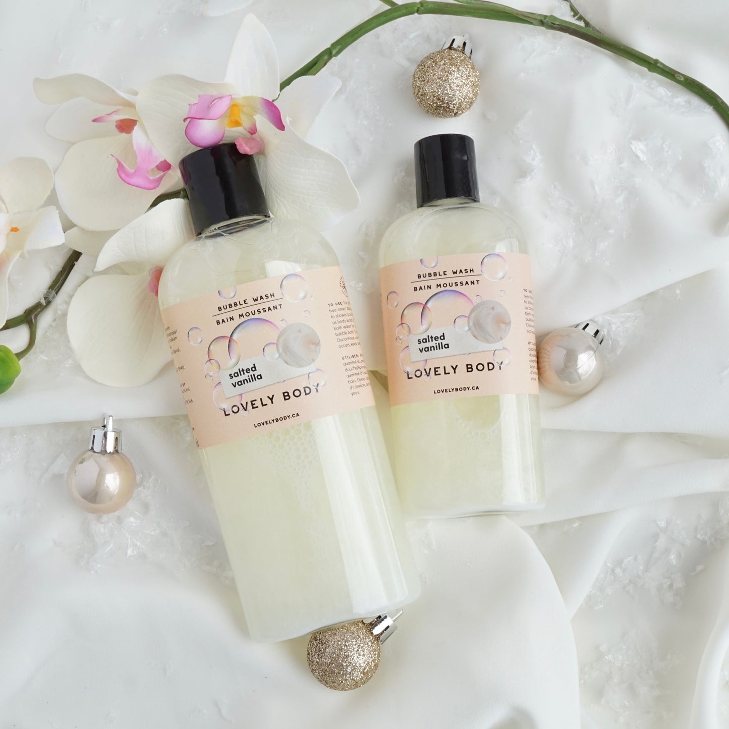 Salted Vanilla Bubble Wash - 2-in-1 Body Wash and Bubble Bath