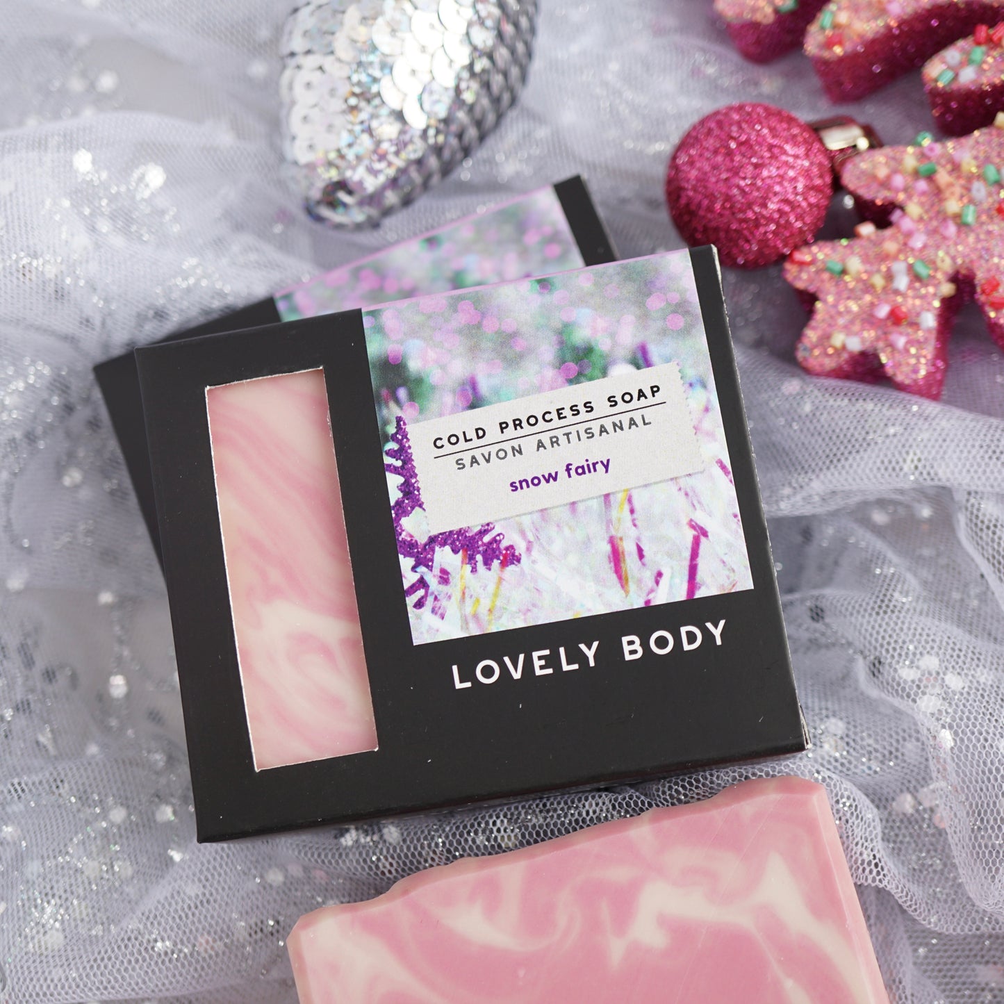 Snow Fairy Cold Process Soap - NEW Holiday Scent