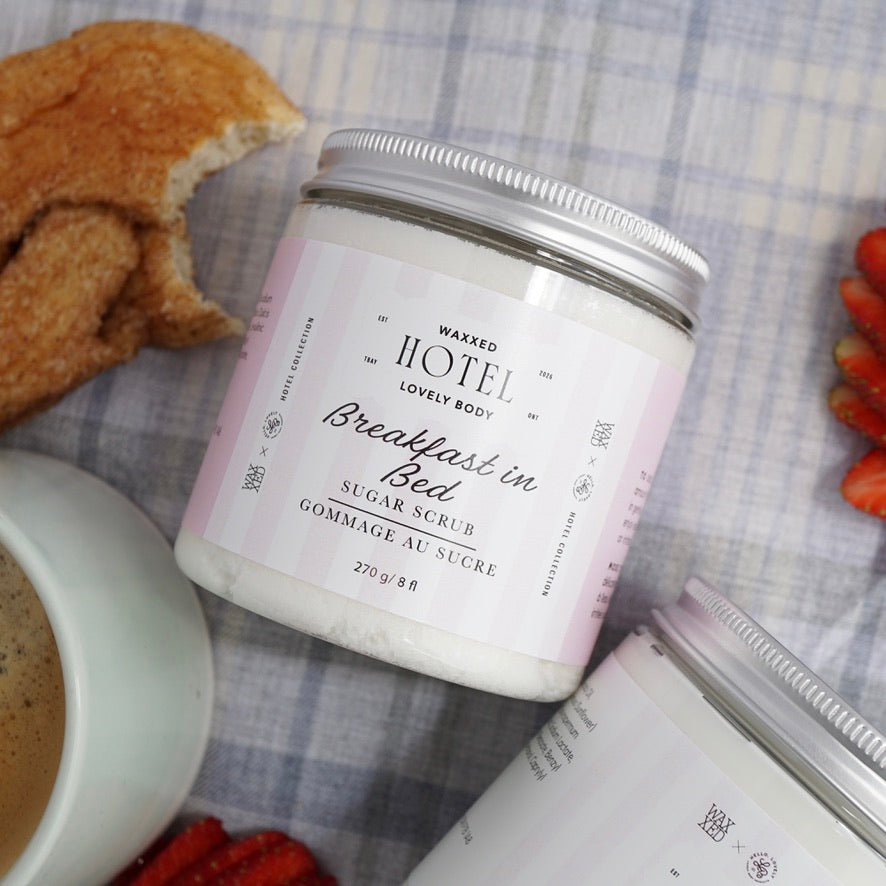 Breakfast in Bed Sugar Scrub - NEW Hotel Collection - Warm French Toast, Buttered Caramel