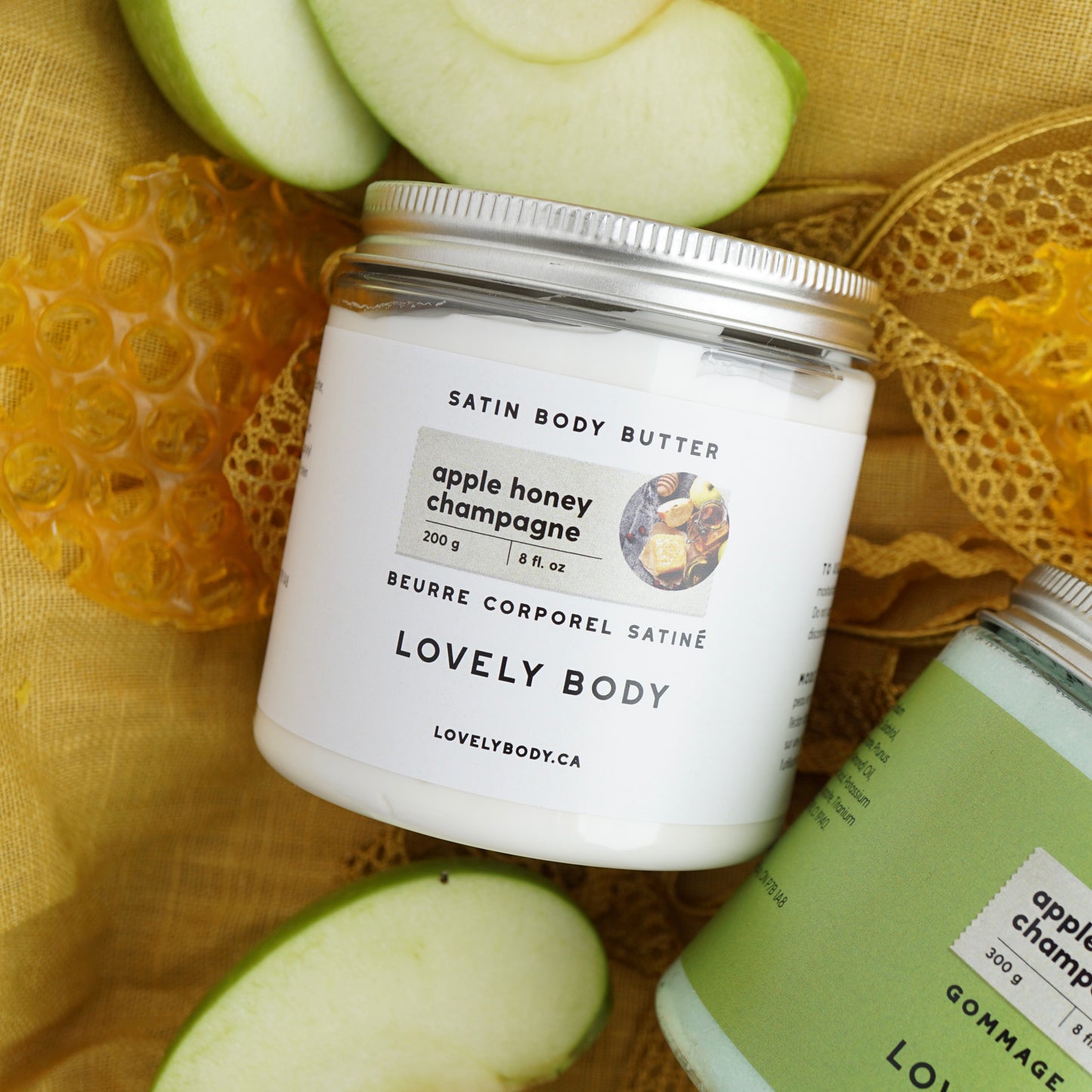 Apple Honey Champagne Satin Body Butter