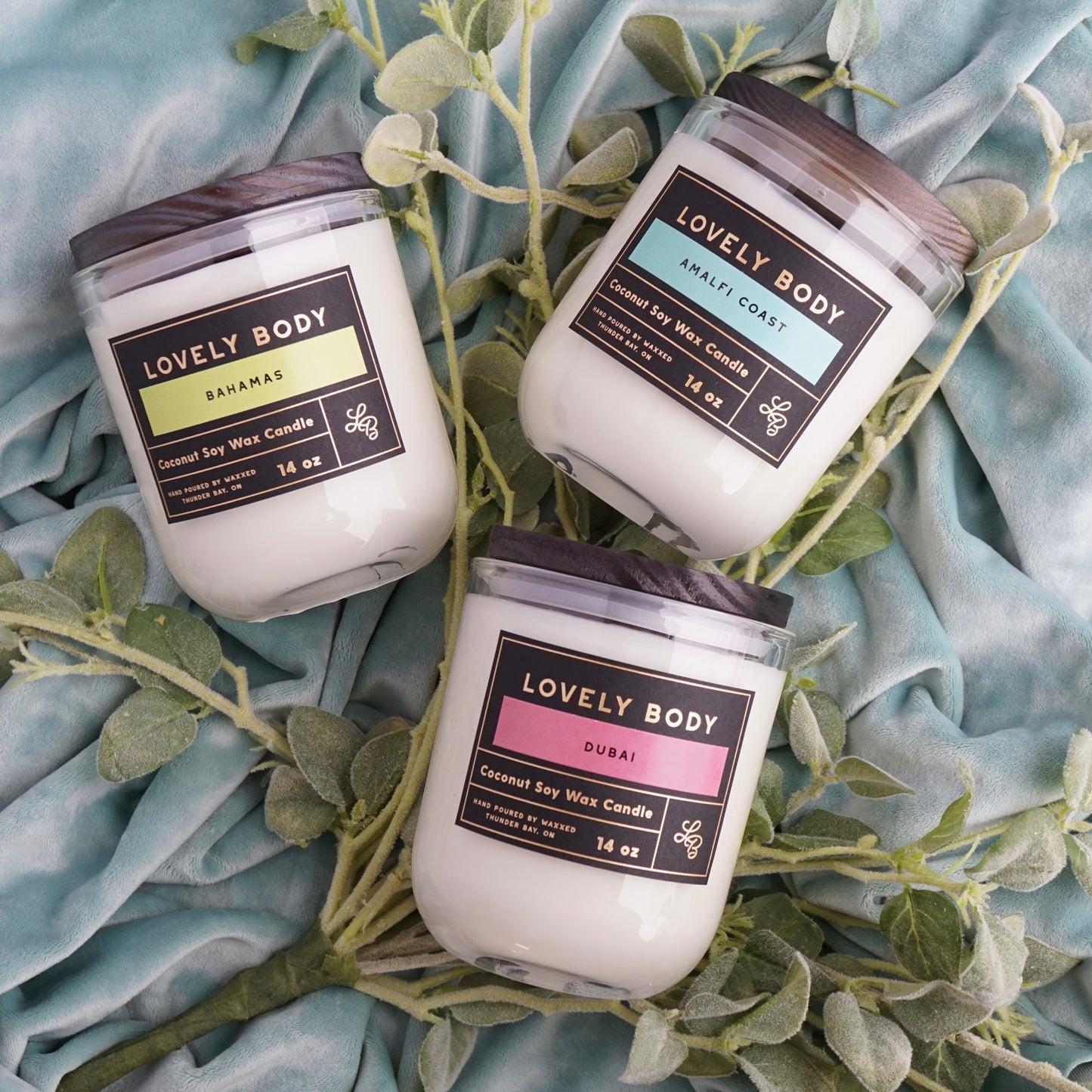 LUXE Collection Candles - 14 oz Double Wick, Coconut-Soy Wax