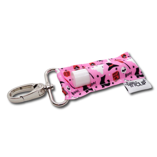 Halloween/ Fall Lippy Clips - Assorted Pattern Keychain Lip Balm Holders