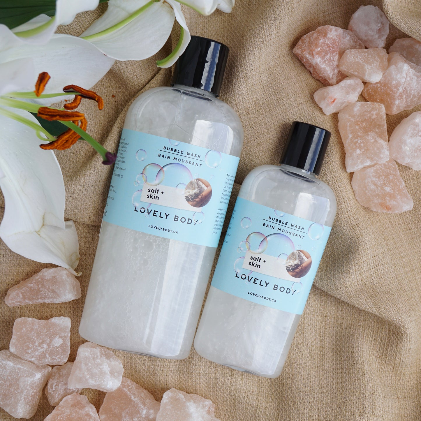 Salt + Skin Bubble Wash - 2-in-1 Body Wash and Bubble Bath
