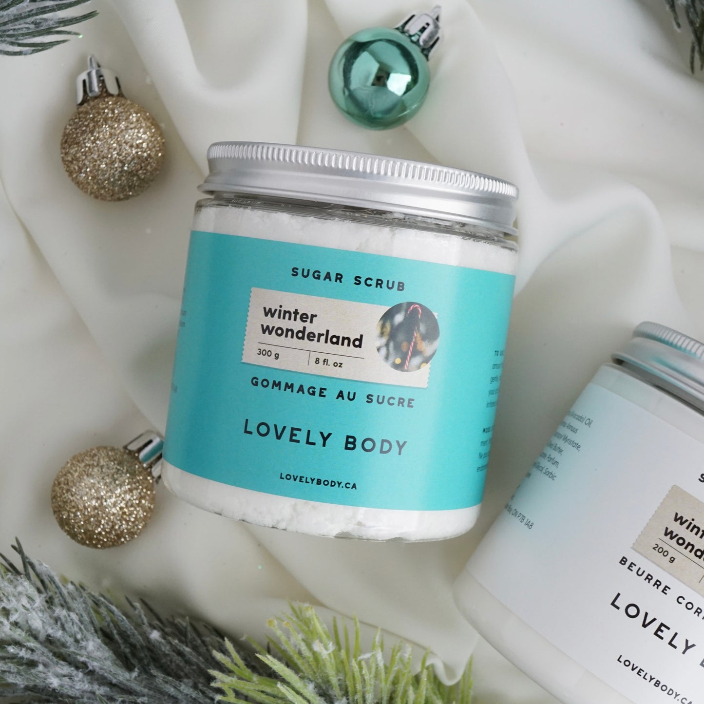 NEW Winter Wonderland Sugar Scrub - Frosted Birch and Peppermint