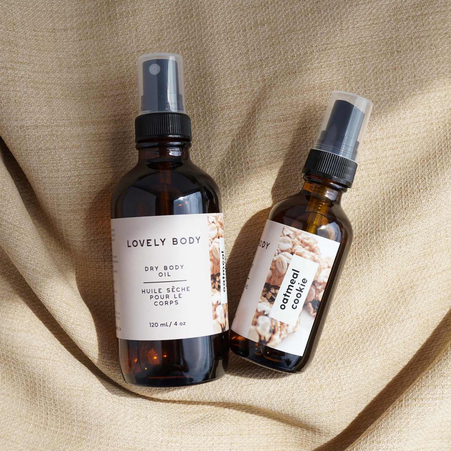 Oatmeal Cookie Dry Body Oil - Lightweight Spray Moisturizer