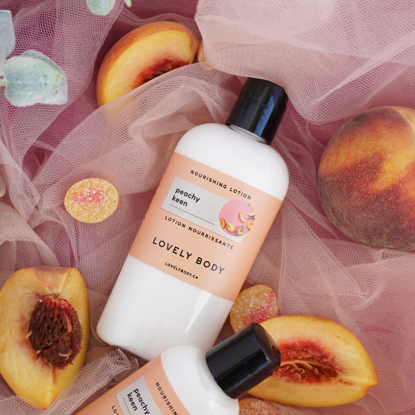 Peachy Keen Nourishing Lotion - Peach, Honey, Amaretto
