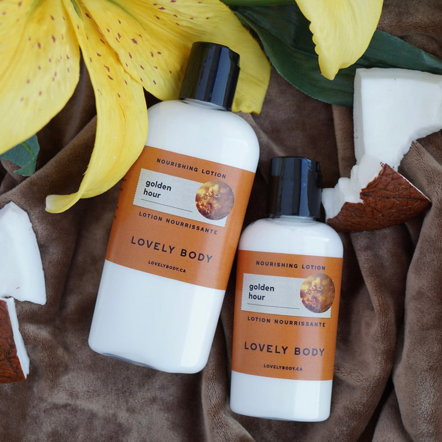 Golden Hour Nourishing Lotion - Coconut, Bergamot, Amber