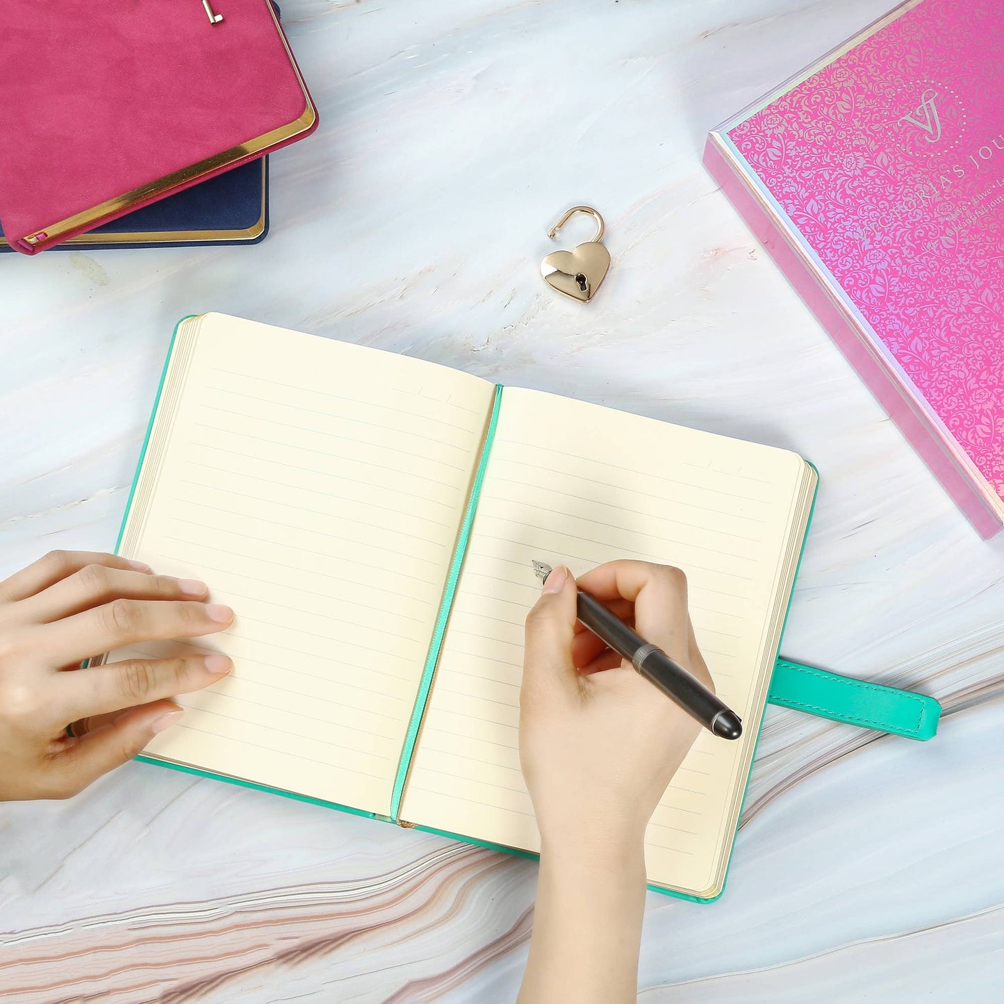 Lock and Key Diary - Designed in Canada