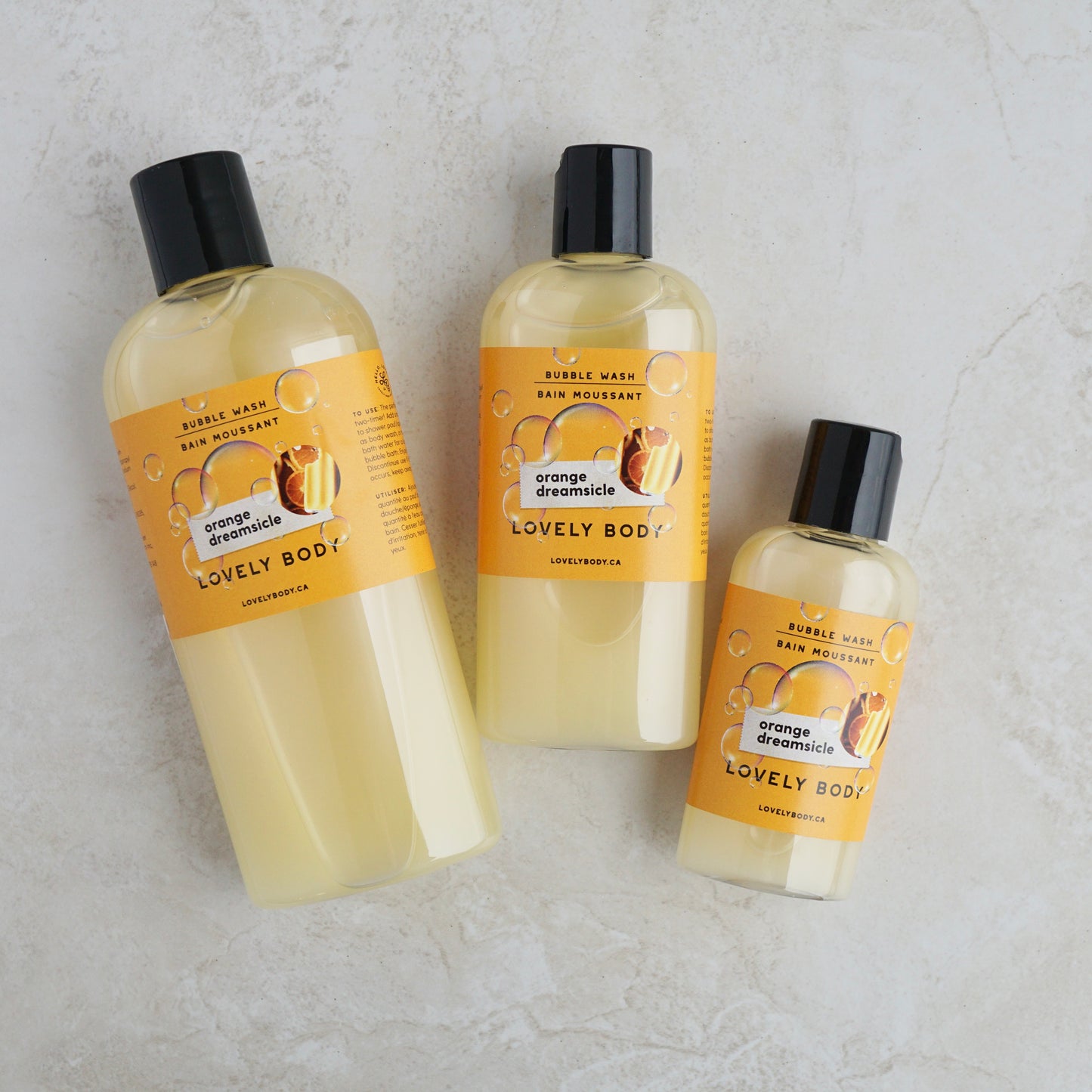Orange Dreamsicle Bubble Wash - 2-in-1 Body Wash and Bubble Bath