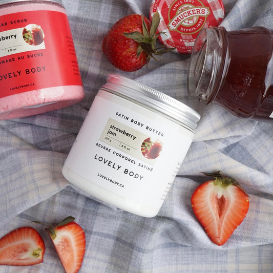 Strawberry Jam Satin Body Butter - NEW Improved Formula! NEW Summer Scent