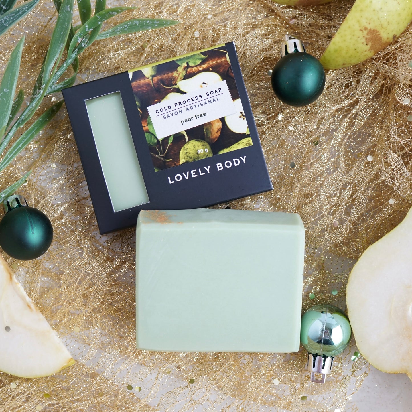Pear Tree Cold Process Soap - NEW Holiday Scent