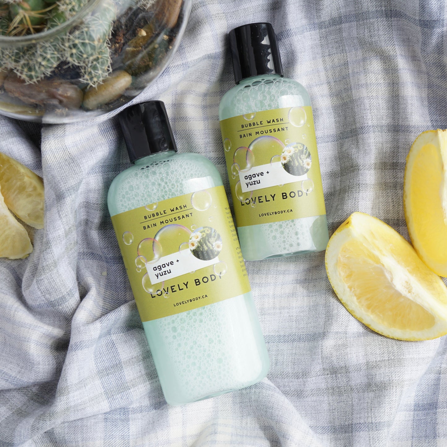 Agave + Yuzu Bubble Wash - 2-in-1 Body Wash and Bubble Bath