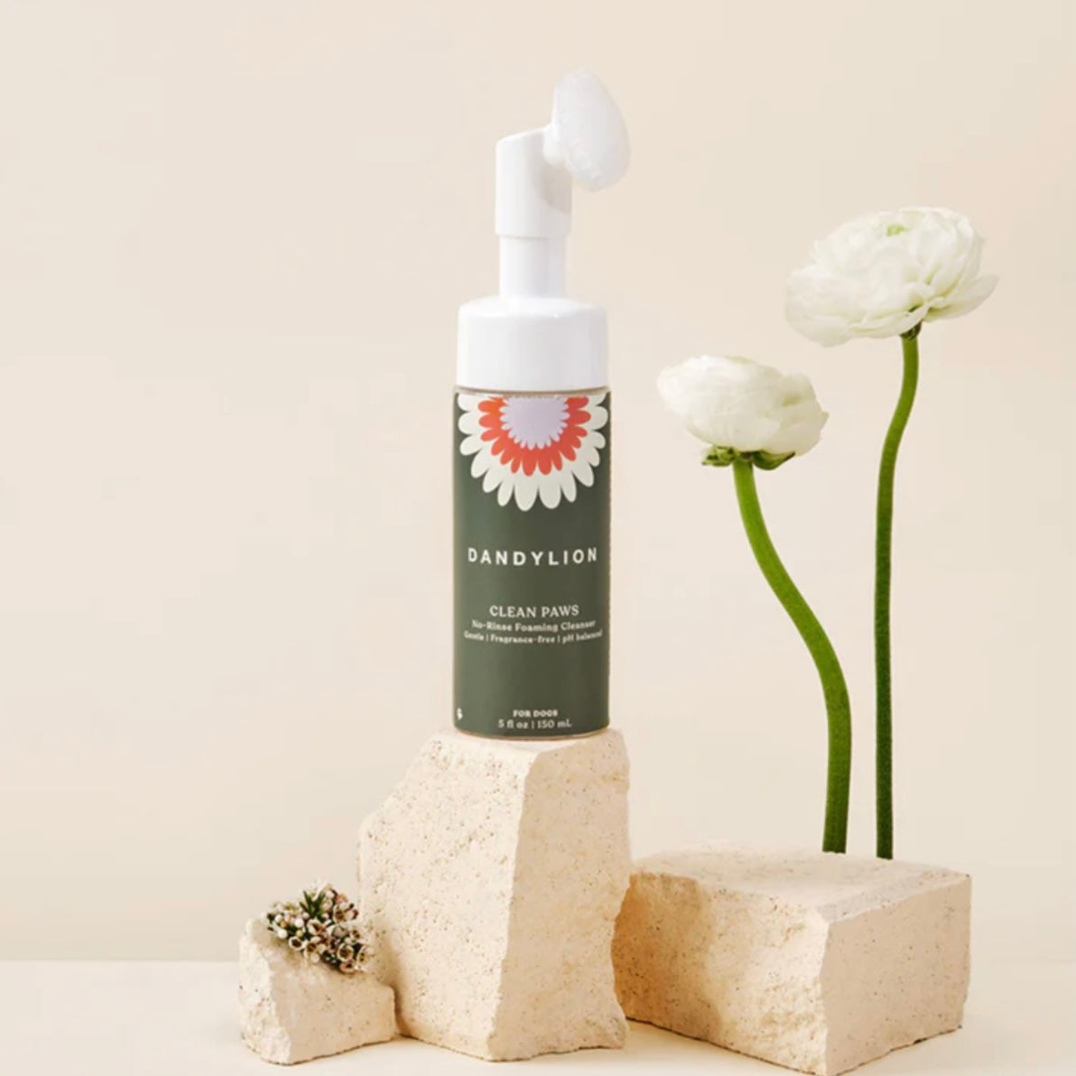 Clean Paws No-Rinse Foaming Cleanser for Dog Paws by DandyLion