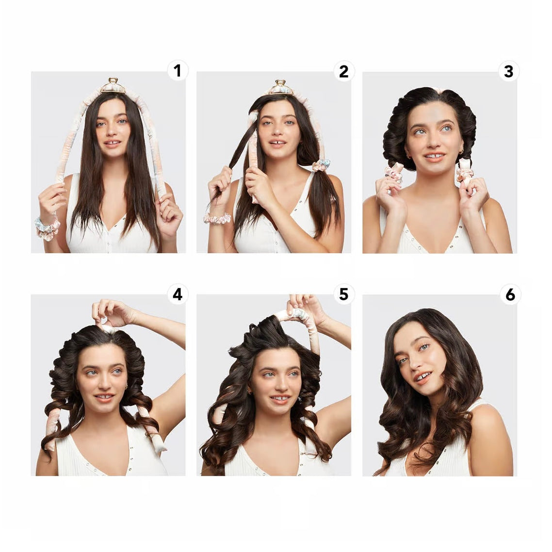 Satin Heatless Curling Set