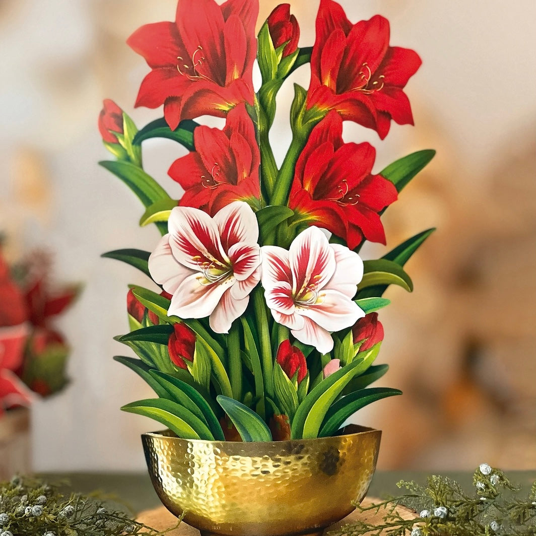 Holiday Pop-up Flower Bouquets and Greeting Cards