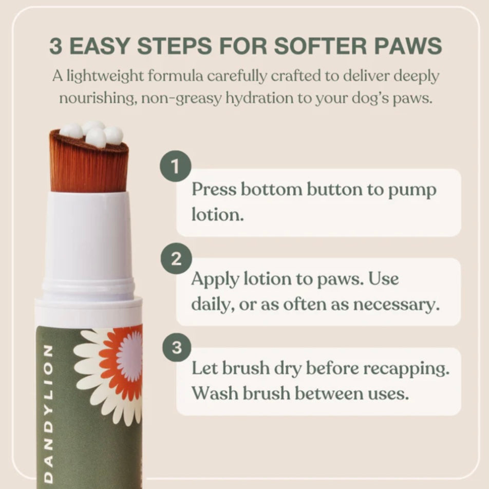 Soft Paws Hydrating Paw Lotion for Dogs by DandyLion