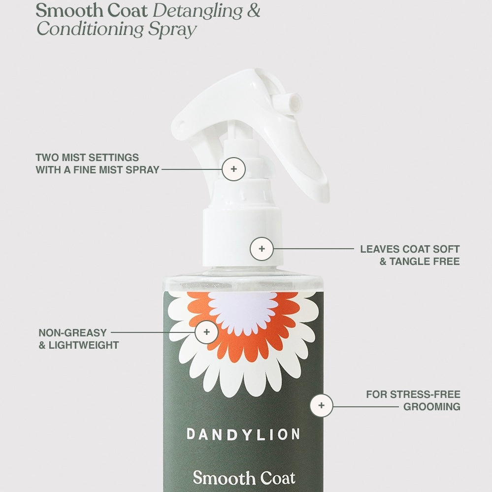 Smooth Coat Detangling & Conditioning Spray for Dogs by DandyLion