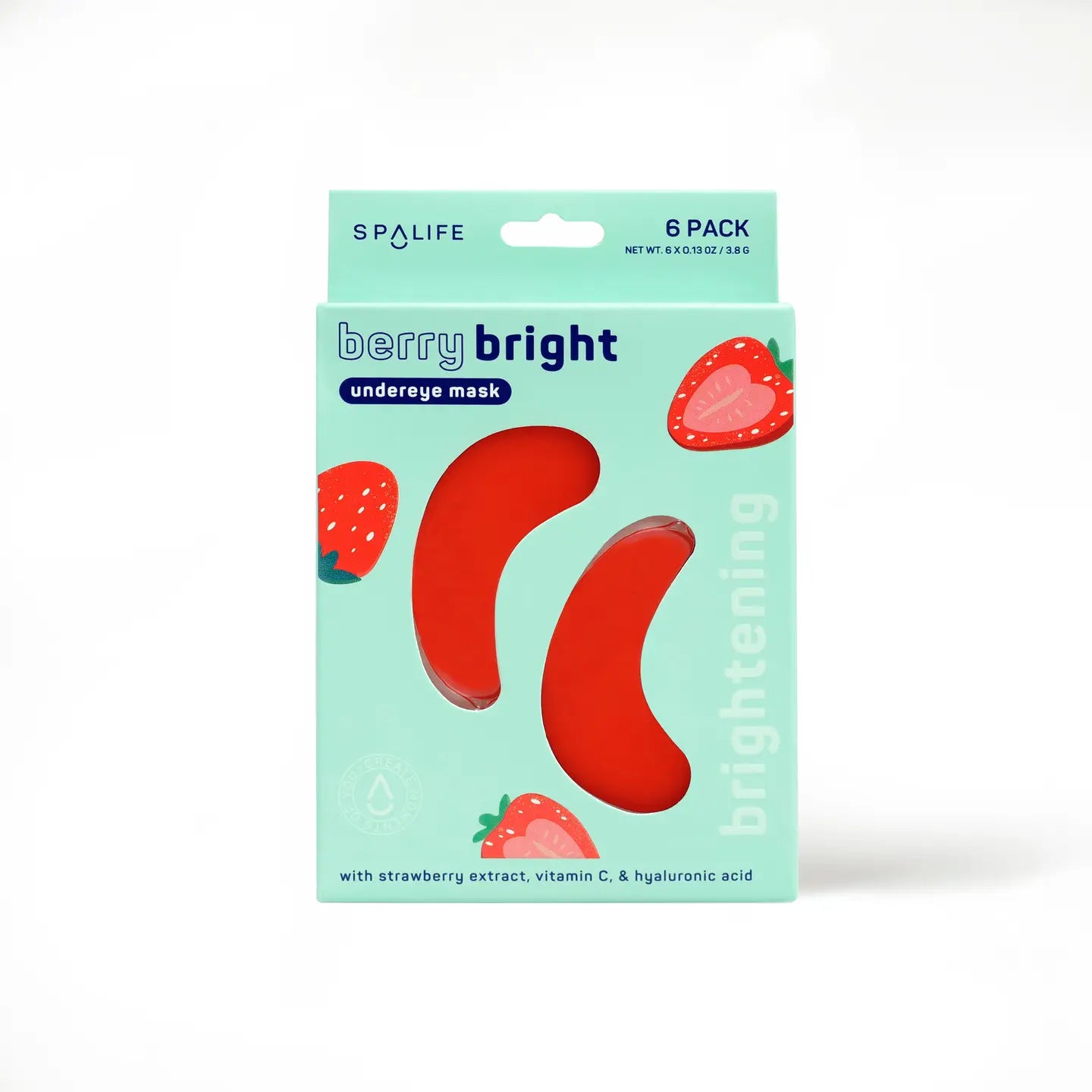 Berry Bright Brightening Under Eye Masks - 6 Pairs