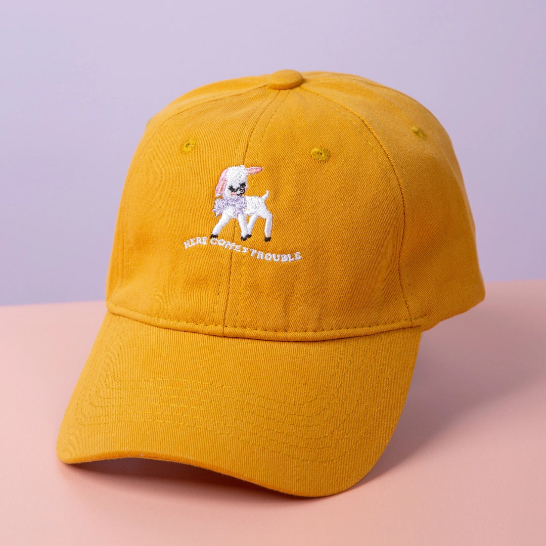 Cotton Embroidered Ball Cap Hats - 100% Cotton with Adjustable Strap and Metal Clasp
