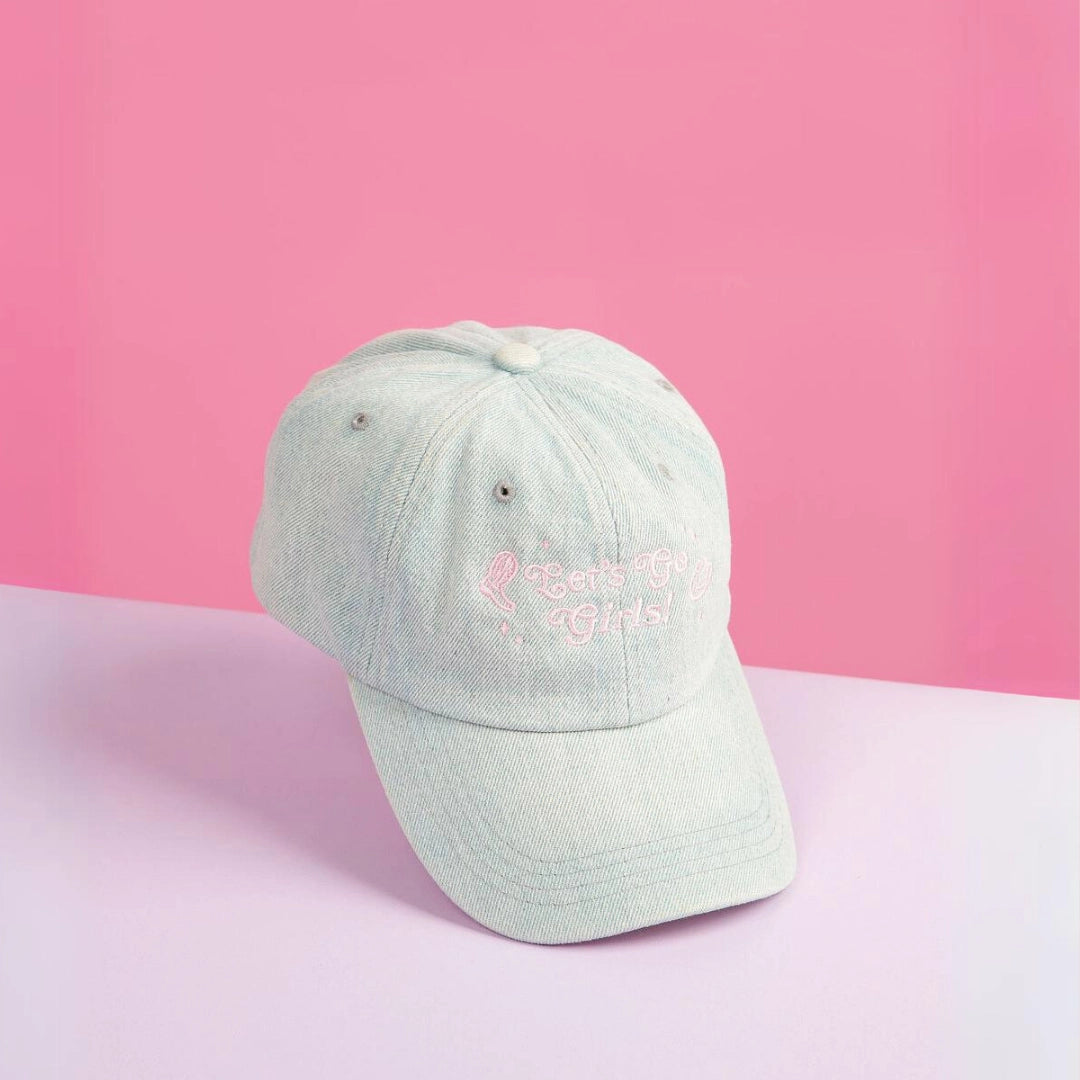 Cotton Embroidered Ball Cap Hats - 100% Cotton with Adjustable Strap and Metal Clasp