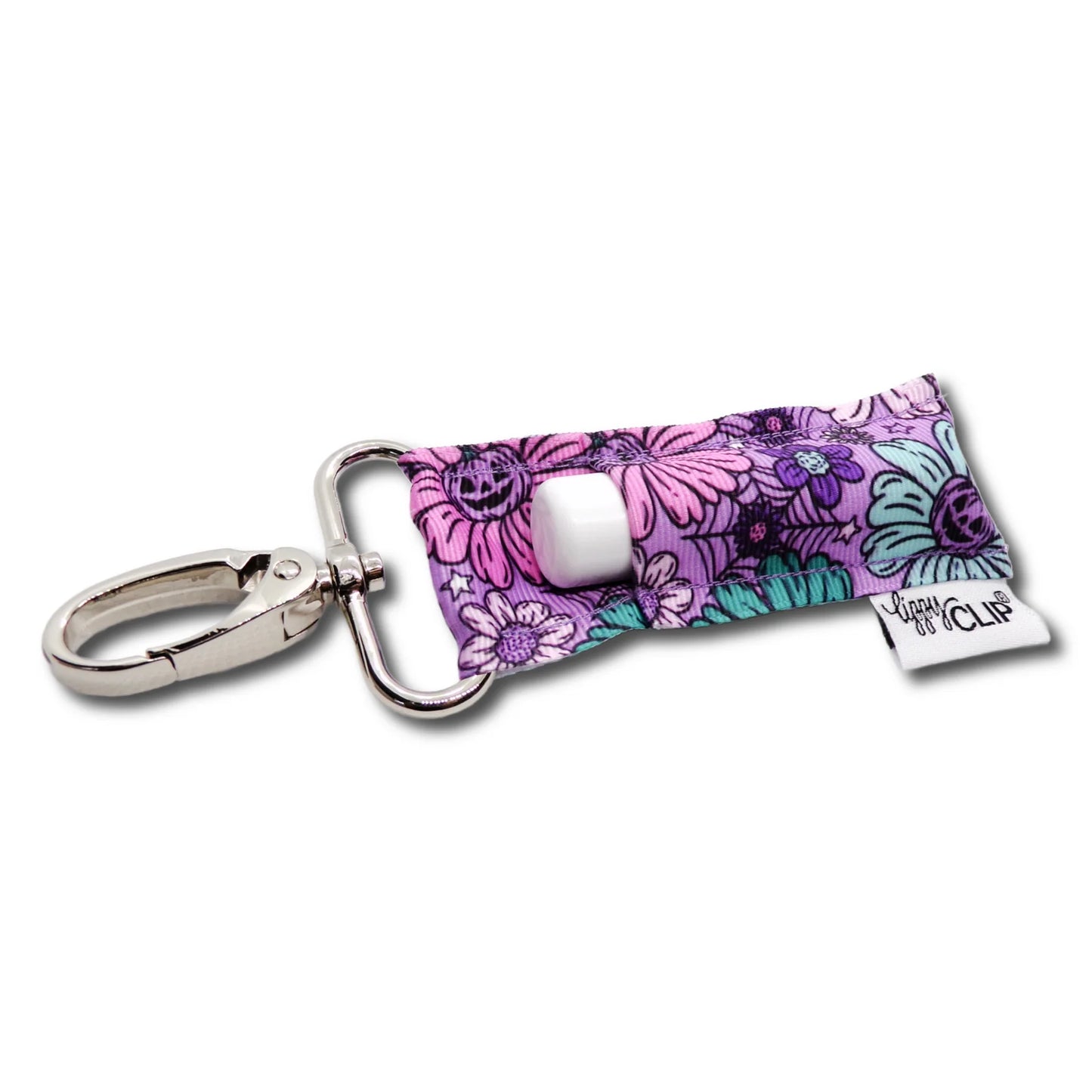 Halloween/ Fall Lippy Clips - Assorted Pattern Keychain Lip Balm Holders