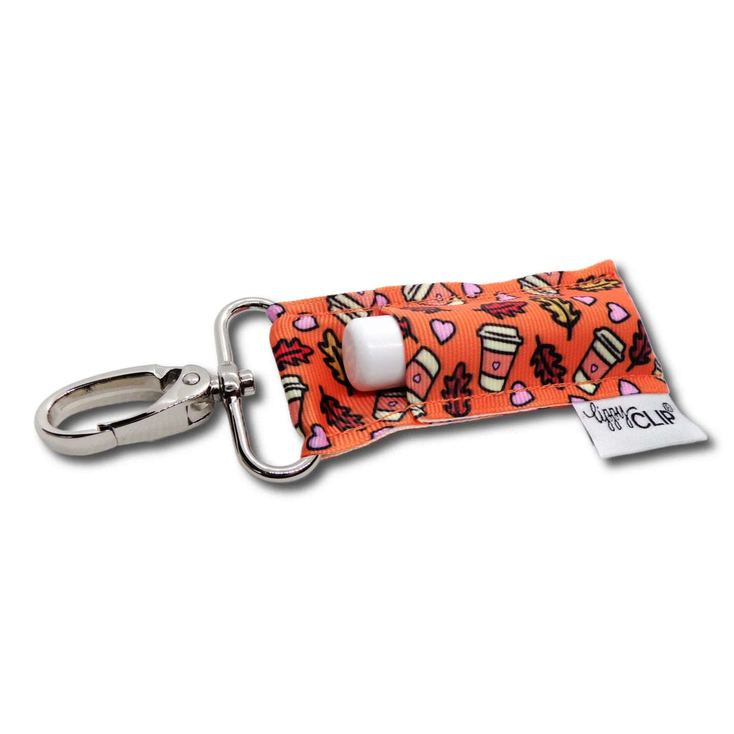 Halloween/ Fall Lippy Clips - Assorted Pattern Keychain Lip Balm Holders