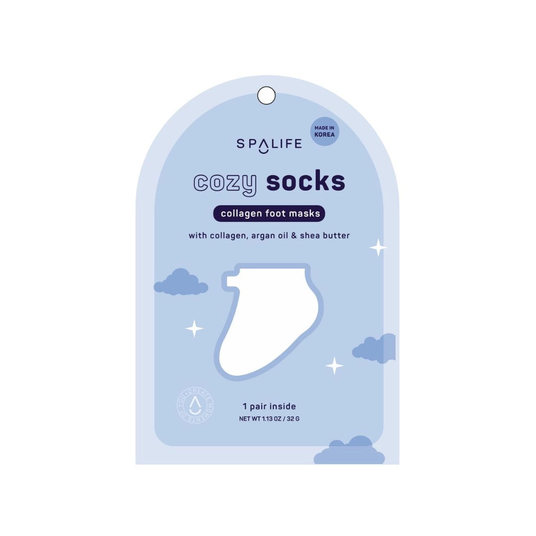 Cozy Socks Collagen Foot Masks - 1 Pair