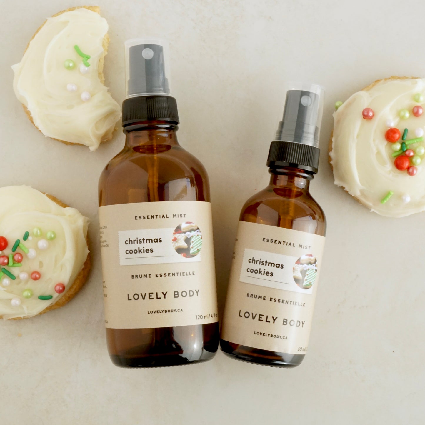 Christmas Cookies Essential Mist - Vanilla, Cinnamon, Clove, Orange Peel