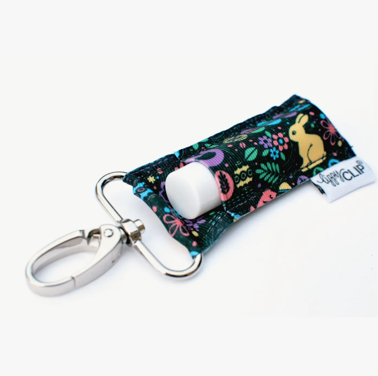 Lippy Clips - Assorted Pattern Keychain Lip Balm Holders