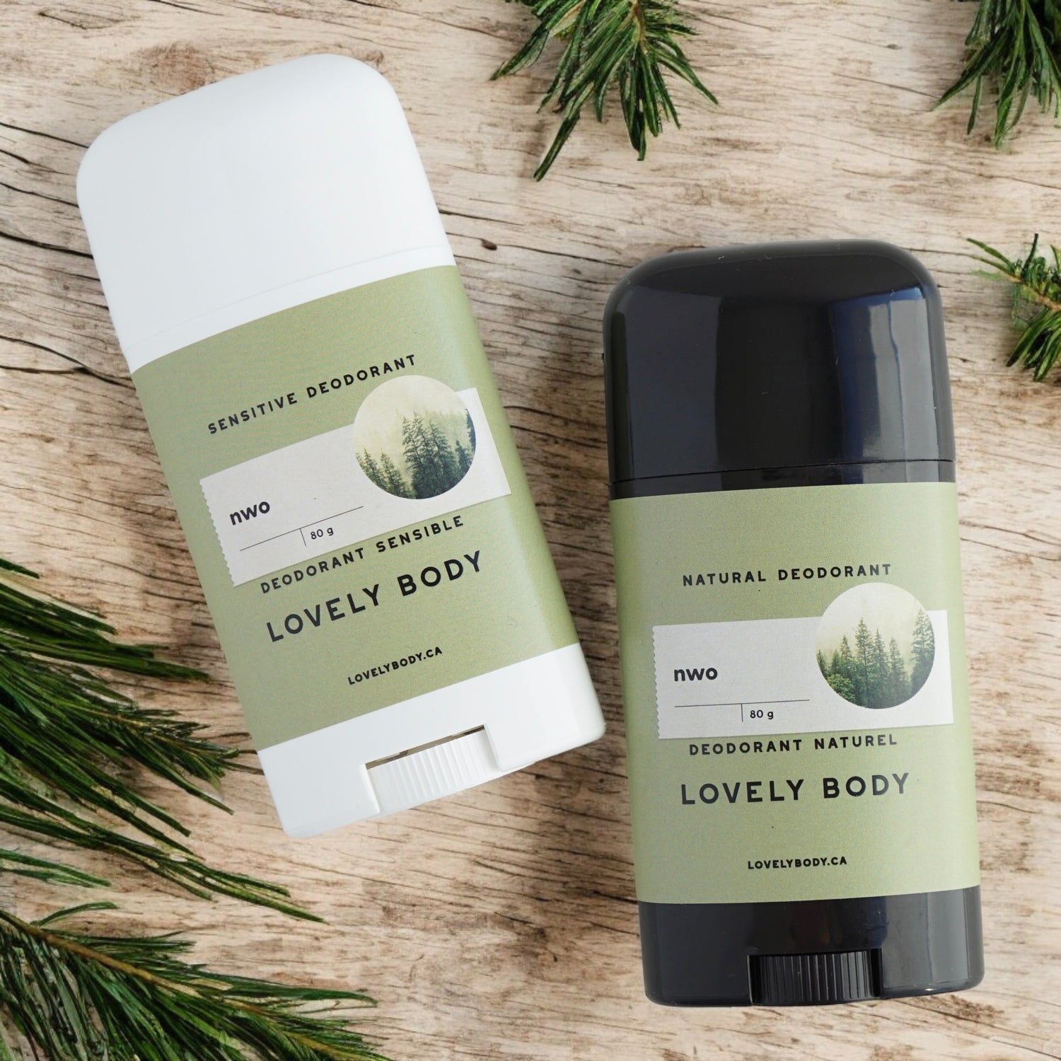 Natural & Sensitive Deodorants