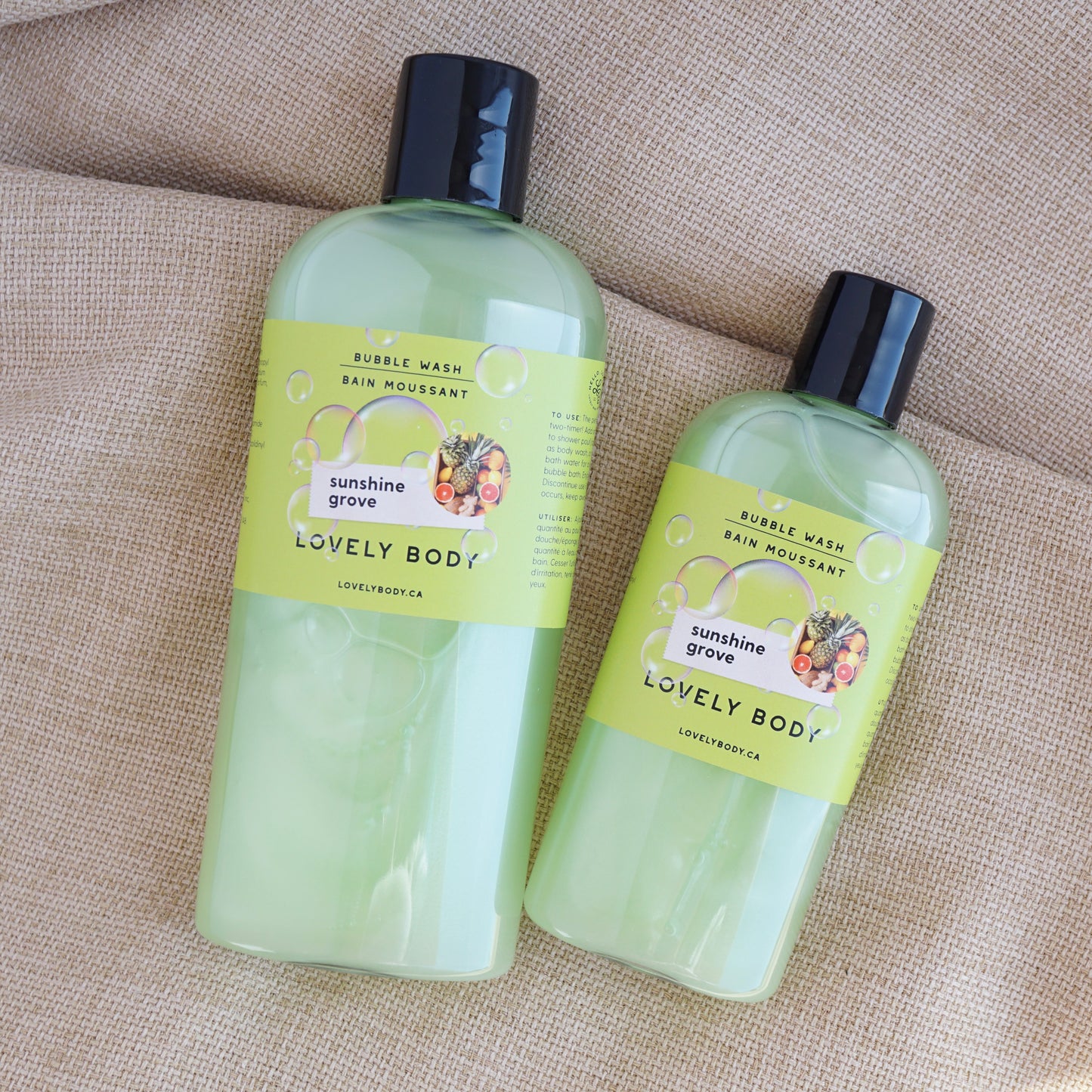 Sunshine Grove Bubble Wash - 2-in-1 Body Wash and Bubble Bath