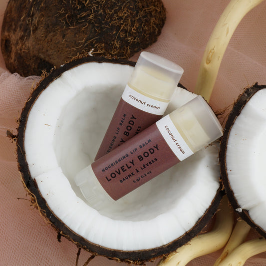 Coconut Cream Nourishing Lip Balm - NEW