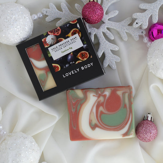 Festive Fig Cold Process Soap - NEW Indigo Fig and Winter Bamboo