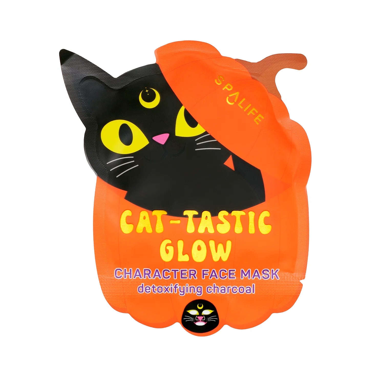 Cat-Tastic Glow Halloween Sheet Mask