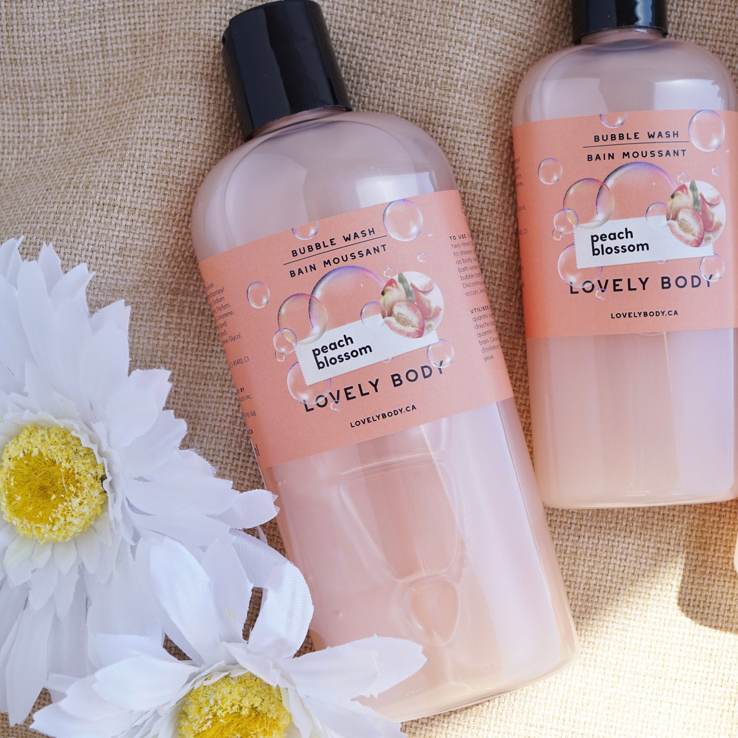 Peach Blossom Bubble Wash - 2-in-1 Body Wash and Bubble Bath