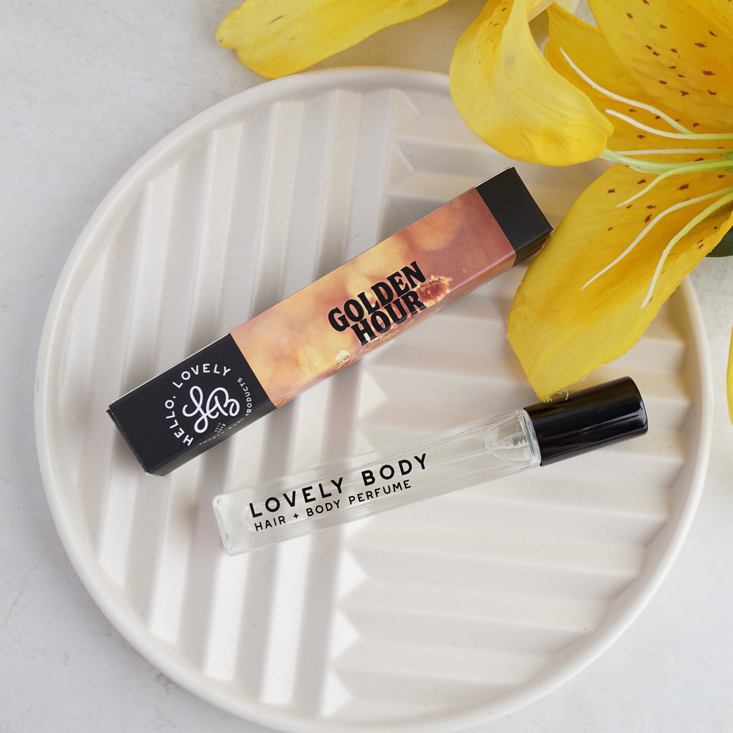 Golden Hour Hair and Body Perfume - Coconut, Bergamot, Amber