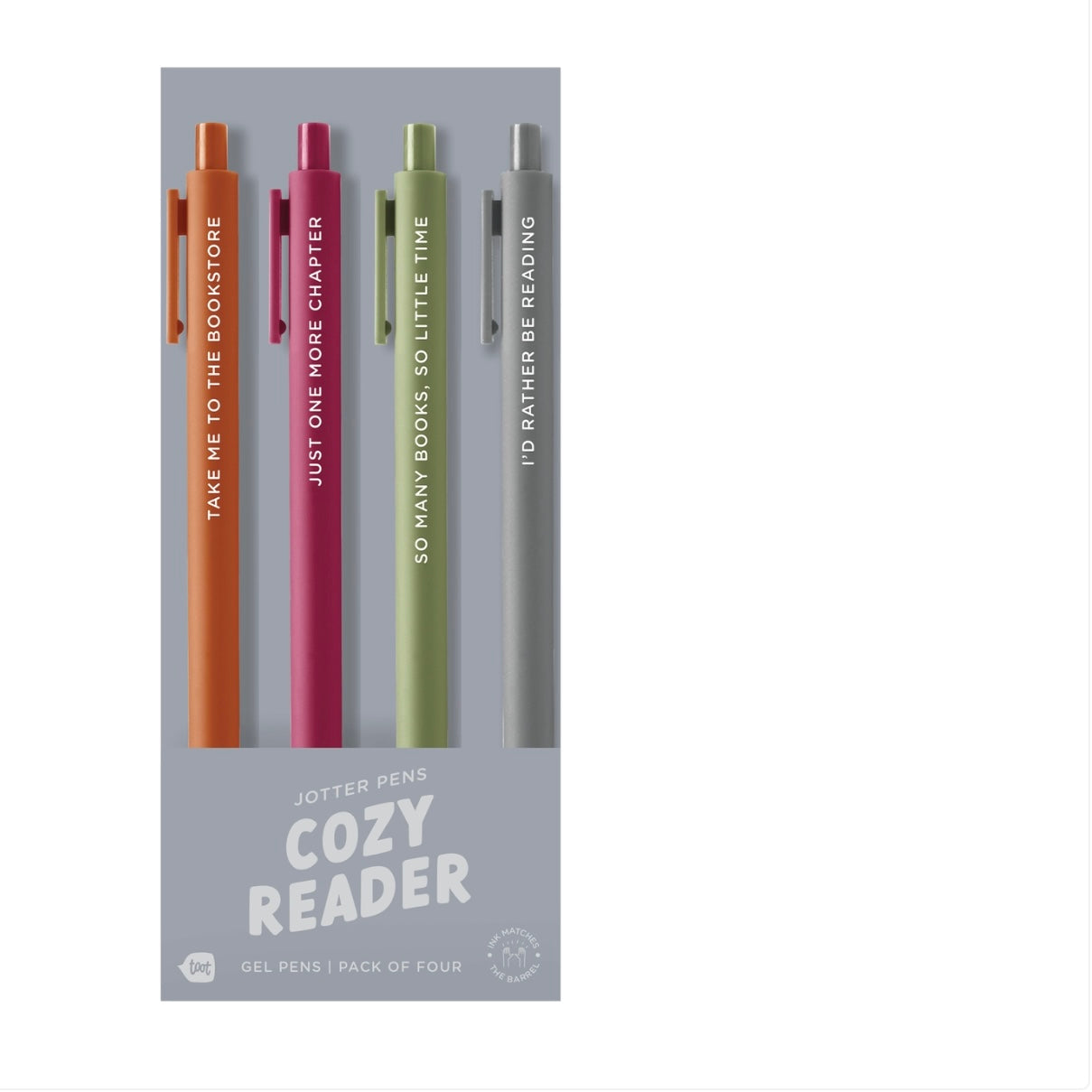 Assorted Colour Themed Jotter Gel Pens - Pack of Four