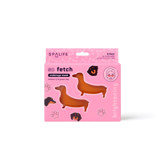 So Fetch Brightening Under Eye Masks - 8 Pack (Doggie Shaped)