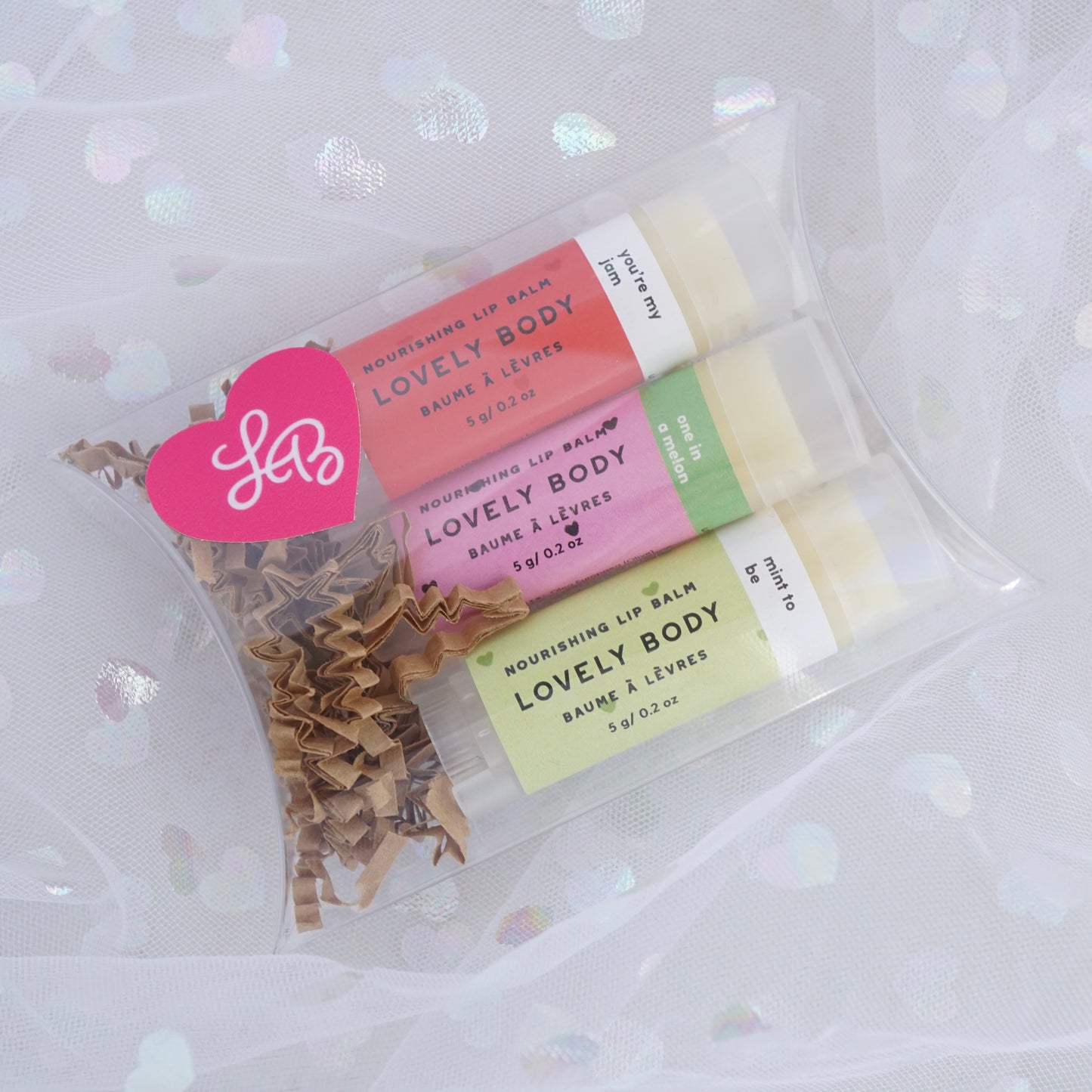 Valentine's Day Lip Balm Trios